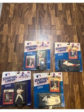 Starting Lineup Baseball Figure Pack - Blue Backing